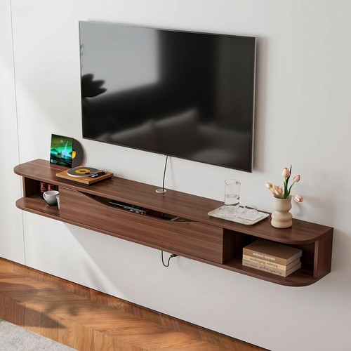 Floating tv stand with - floating,