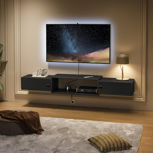 Floating stand with - floating, tv
