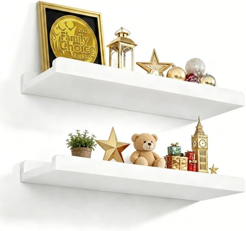 White floating wall - 17",